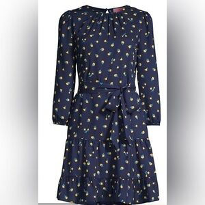 Kate Spade Dainty Bloom Tie-Waist Dress
